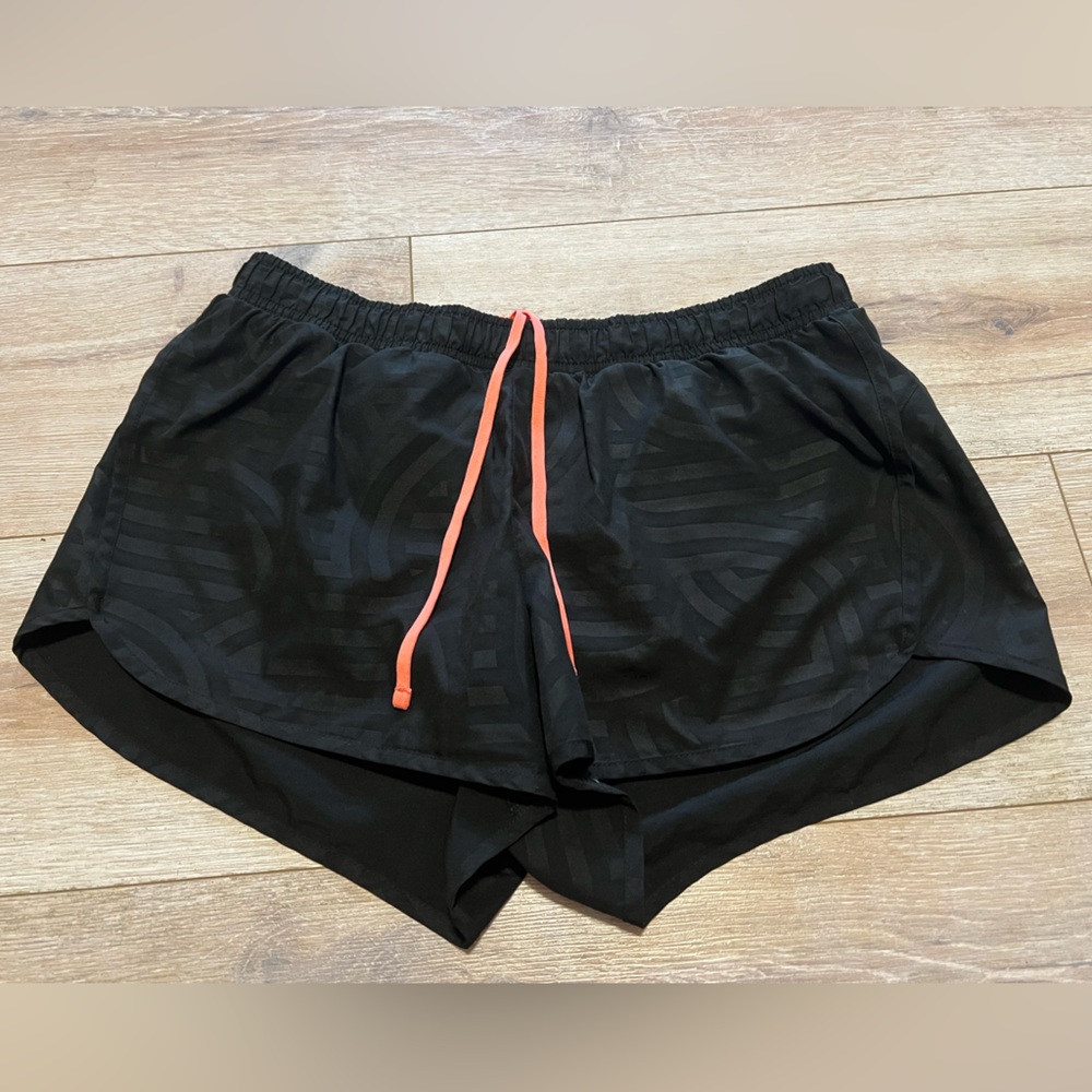 Old Navy Black With Coral Strings Women's Shorts